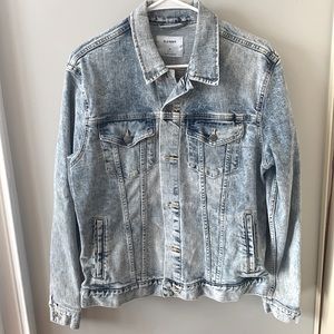 Old Navy Mens Acid Wash Jean Jacket Medium